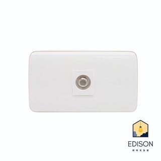 國際牌 Panasonic RISNA 系列 埋入式 電視插座 白色 灰色 附蓋板 WCSF47619W