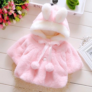 可愛小兔兔嬰兒披風 斗篷 造型衣 小外套（品質超好）