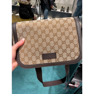 【歐洲outlet正品】GUCCI 經典雙G 翻蓋斜背包 10/28