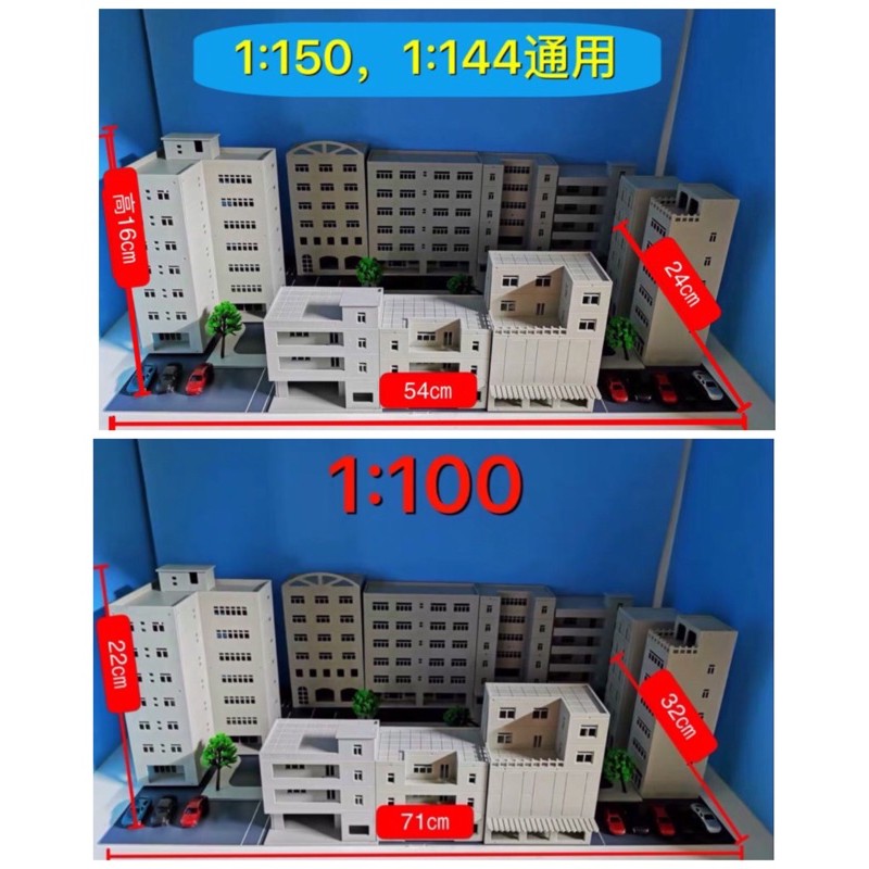 場景 1:144或1:150、1:100比例 100MG RGHG高達 模型 拼裝房屋建築 高品質 預購+現貨