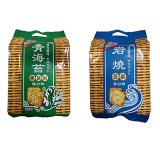 【任異門】《福伯-青海苔黑胡椒/巖燒芝麻蘇打餅》