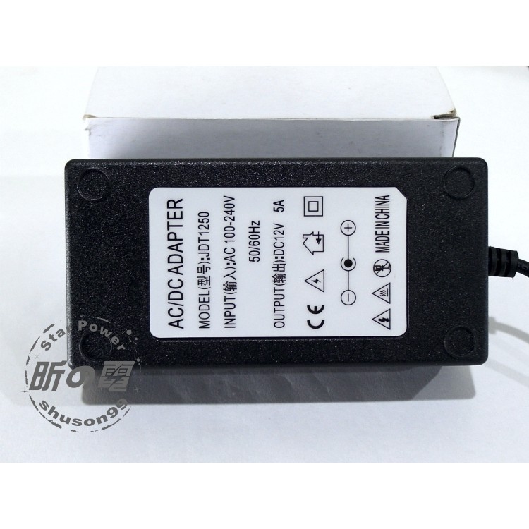 世明國際 Dc 12v 5a 變壓器電源線電源供應器穩壓器監控電源led電源平板充電器電源適配器 蝦皮購物