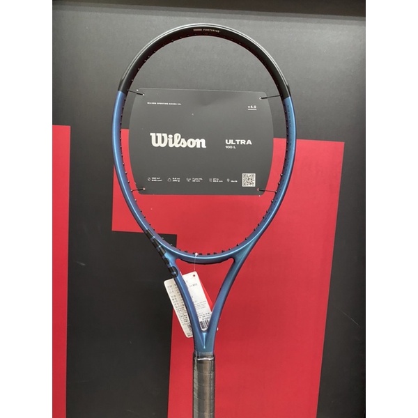 【威盛國際】WILSON Ultra 100L V4 網球拍 (280g) 輕量版 可加購大全配 附發票