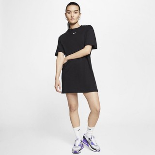 S.G Nike NSW DRESS CJ2243-010-100 女款 小LOGO 洋裝 寬鬆 長版 短袖 短T