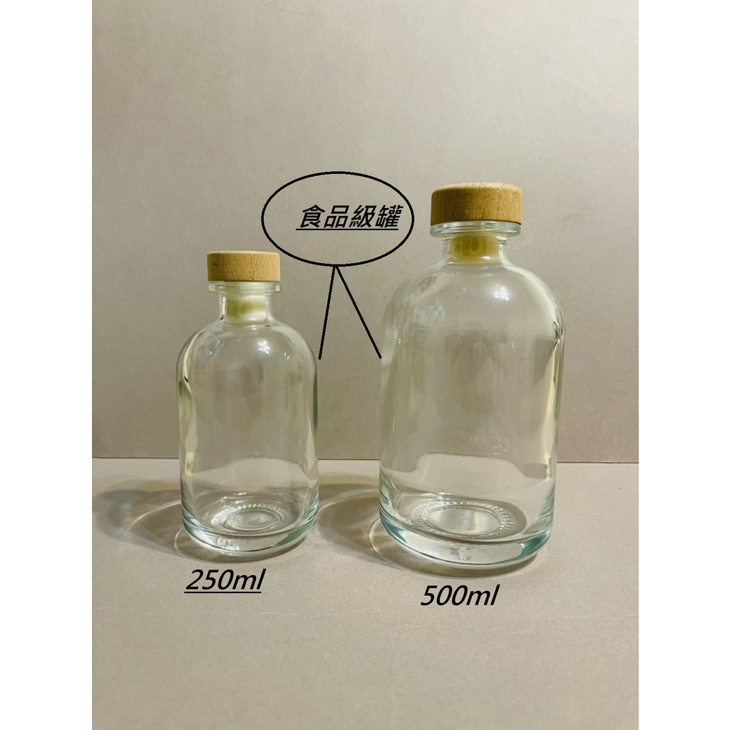 木紋蓋食品級青梅玻璃瓶(商品100%台灣製造)釀酒 梅酒 分裝 裝飾