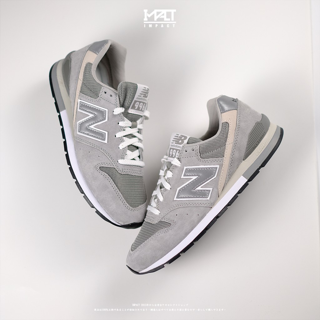 IMPACT New Balance 996 日系 復古 慢跑鞋 灰 白 元祖灰 余文樂 六叔 CM996BG