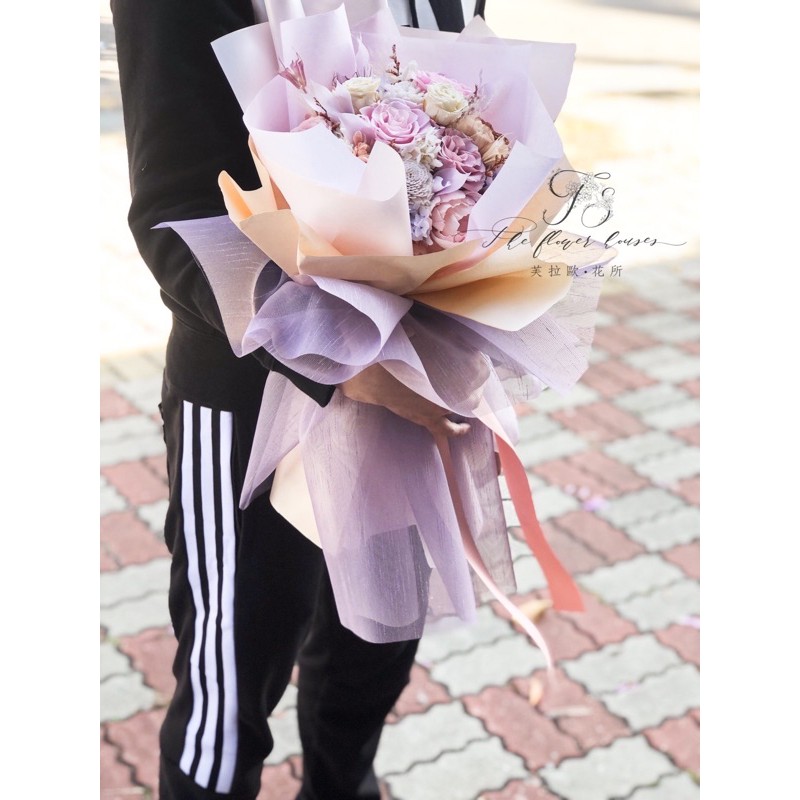 永生花乾燥花文青風浪漫風花束畢業花束情人節花束畢業太陽玫瑰花束向日葵康乃馨乾燥花束 蝦皮購物