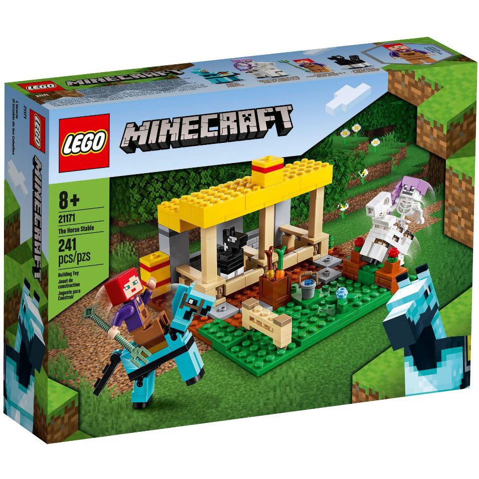 ［想樂］全新 樂高 LEGO 21171 Minecraft 馬廄