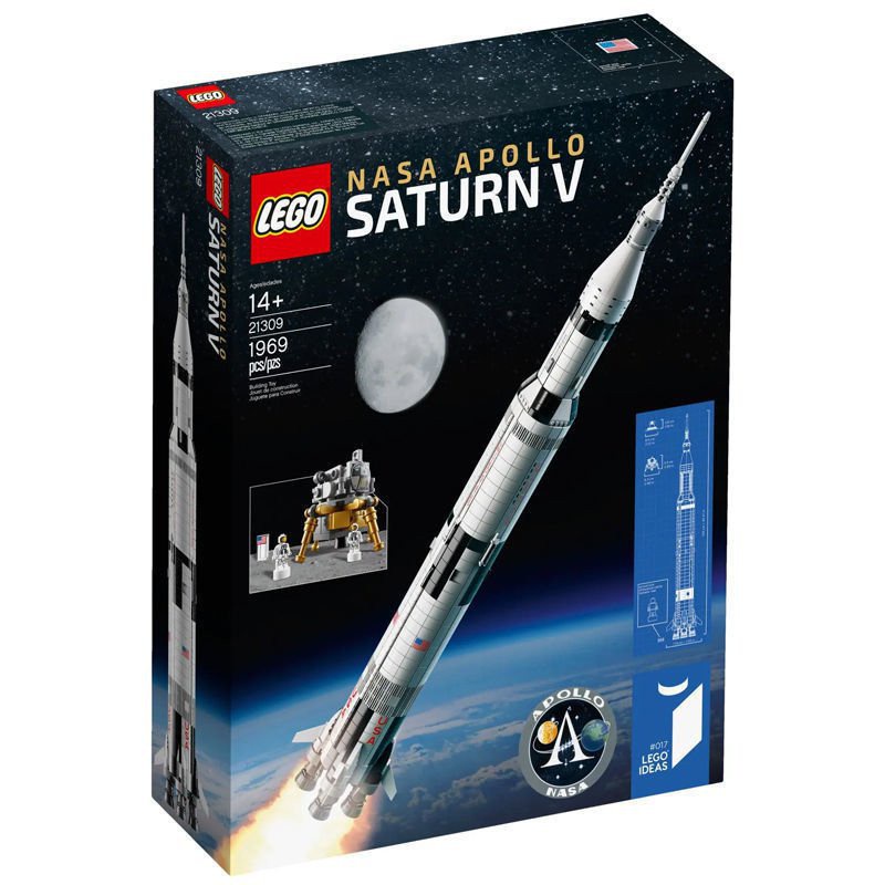 新款  下殺 LEGO樂高Ideas係列92176阿波羅火箭土星五號益智拚插積木玩具禮物 YER1