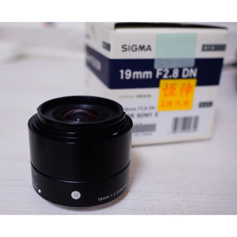 Sigma 19mm F2.8 DN ART E接環 黑