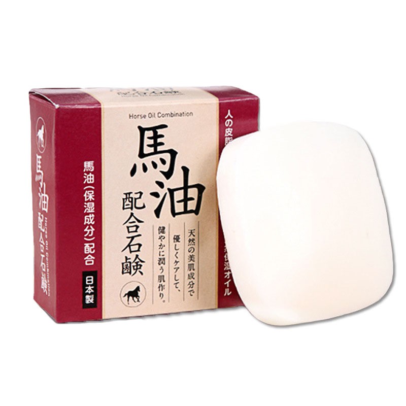 303生活雜貨館 clover 日本製香皂/沐浴皂80g-馬油