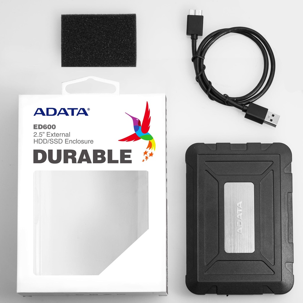 ADATA 威剛 2.5吋 硬碟外接盒 SSD外接盒 ED600 防震 SATA 介面 USB3.2 免工具