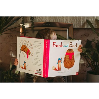 Nosy Crow獲獎英文幽默繪本Frank and Bert🍀1-100的英文讀法書上附QR Code音檔🍀缺書店