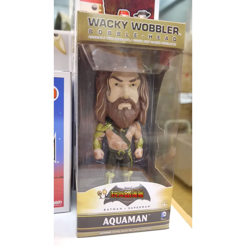 {玩具路邊攤} 限時特價 FUNKO 蝙蝠俠對超人 正義曙光 海王子 水行俠 Aquaman 搖頭公仔