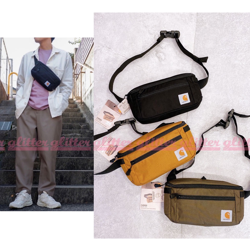 glitter。預購 美線 Carhartt Cargo Hip Pack 腰包 小包 小側包 斜背包 胸包 工裝