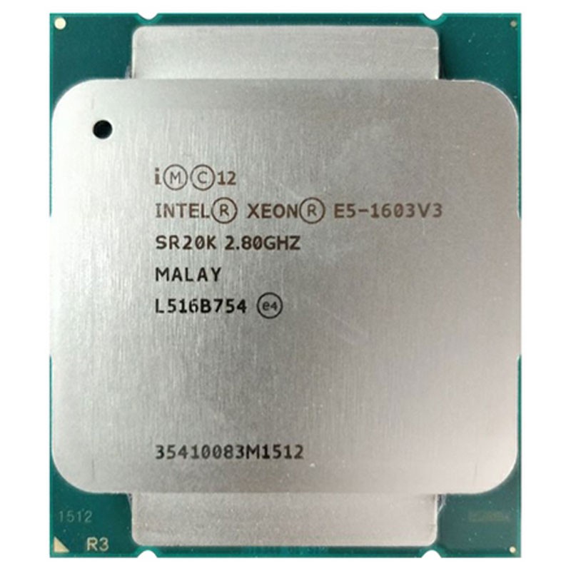 X99 CPU Intel Xeon E5-1603V3 2.8GHz 10M Cache LGA2011-3桌機伺服器