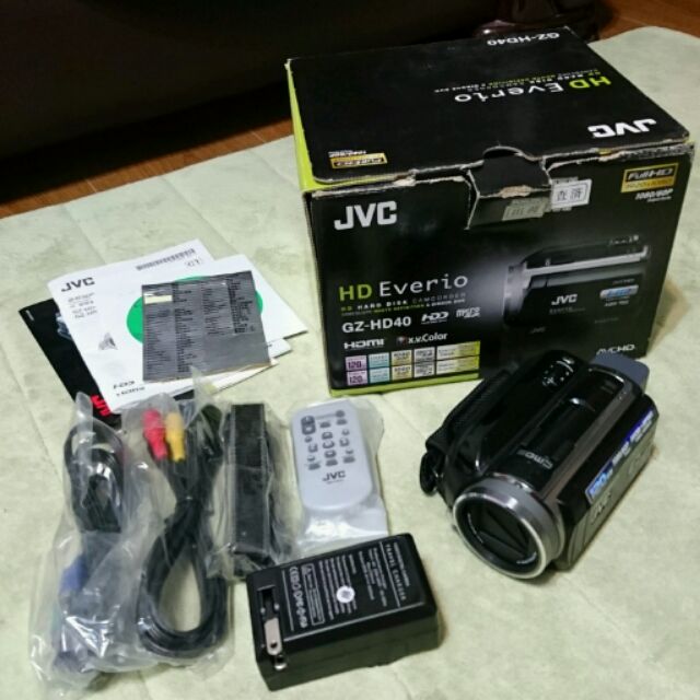 二手 JVC GZ-HD40TW 攝影機.相機.V8 錄影拍