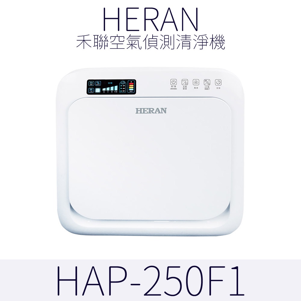 HERAN 禾聯空氣清淨機 HAP-250F1 PM2.5偵測燈 CARD250 7~9坪