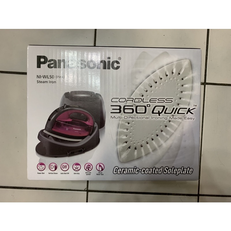 Panasonic國際牌 無線蒸氣電熨斗 NI-WL50 (Pink)