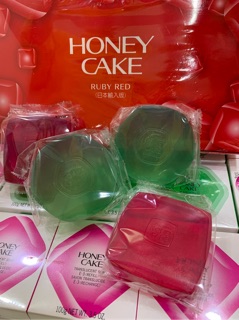SHISEDO 資生堂 潤紅蜂蜜香皂 EX 100g/翠綠蜂蜜香皂/（ 日本製造）潤紅蜂蜜香皂/（日本製造）翠綠蜂蜜香皂