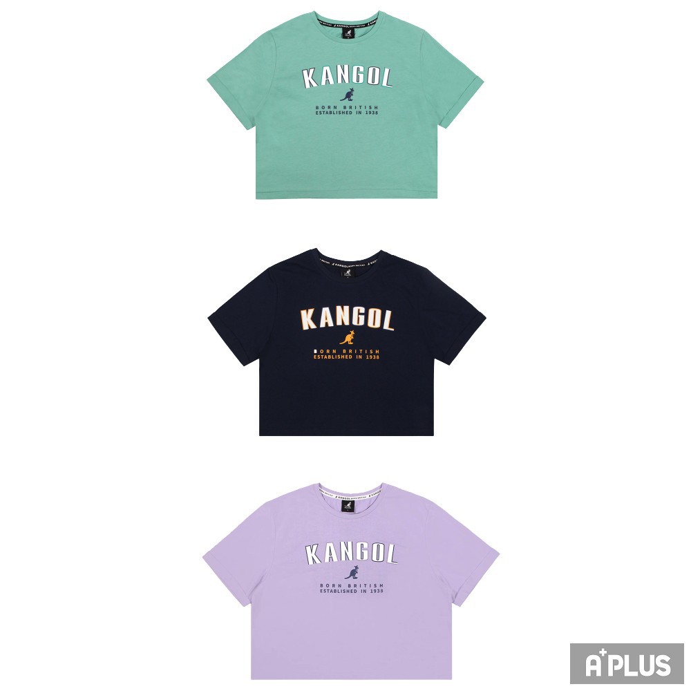 KANGOL 女 短版 短袖T恤 - 6122100671 / 680 / 691