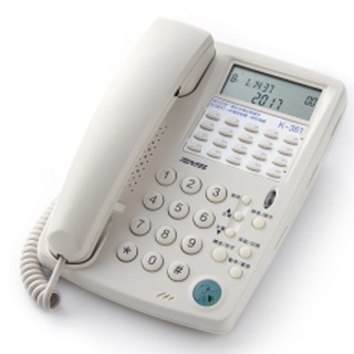 【仟晉資訊】K361免持通話顯示電話機 電話座機 辦公電話 選配頭戴式耳機麥克風 雙模來話顯示話機