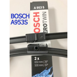 BOSCH 博世雨刷 A953S 適用 BMW X3 F25 X4 F26 VOLVO S40 V50 軟骨 26+20