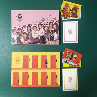 TWICE coaster:LANE 2 四輯~knock knock~海報~小卡~黃卡~粉卡~立牌立卡敲卡~