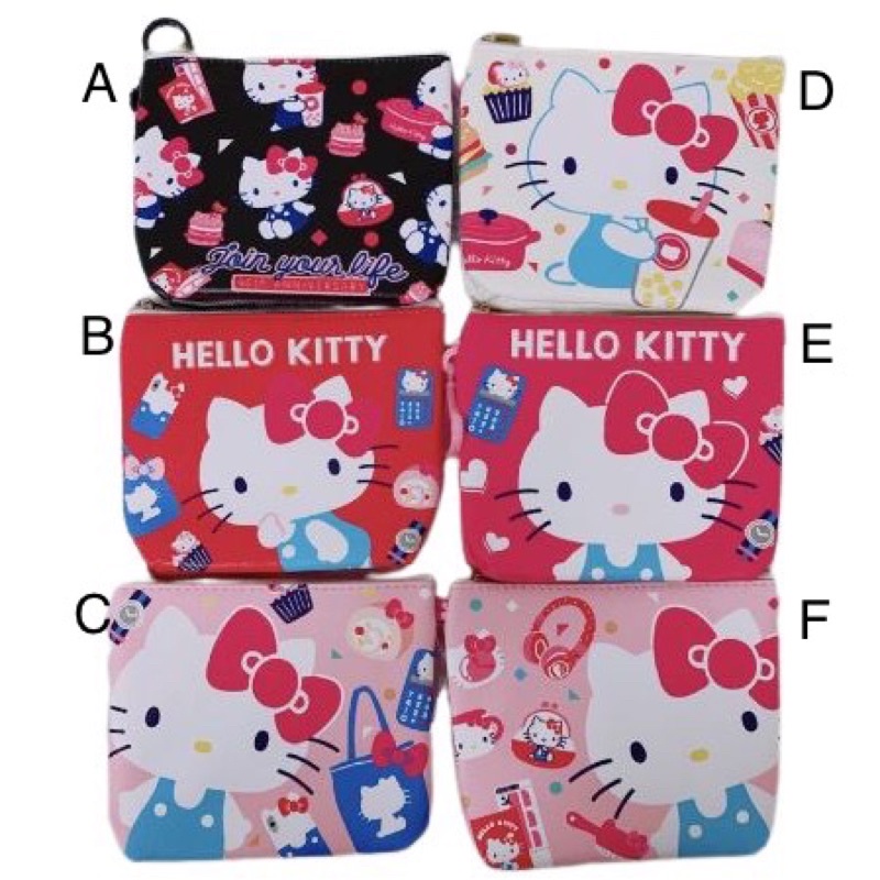 Hello Kitty繽紛時尚 零錢包  小錢包 迷你拉鍊收納袋