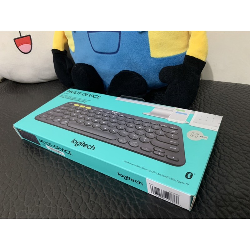 ［現貨］ Logitech羅技 無線鍵盤 k380 黑色 注音版  多工藍牙 限 藍芽 設備使用