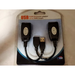 USB轉 RJ45 RJ-45 USB 延長線 轉接器 訊號放大器 加強器 可延長到150ft