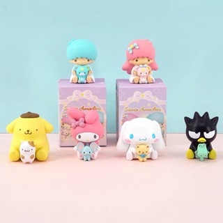 《正品》MINISO名創優品 三麗鷗系列盲盒擺件 公仔 KIKILALA、大耳狗、布丁狗、酷企鵝、美樂蒂