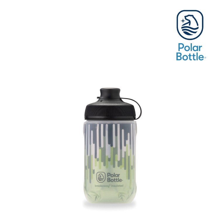 Polar Bottle 12oz MUCK 雙層保冷噴射水壺 ZIPPER 草綠 / 單車水壺 自行車水壺 保冷水壺