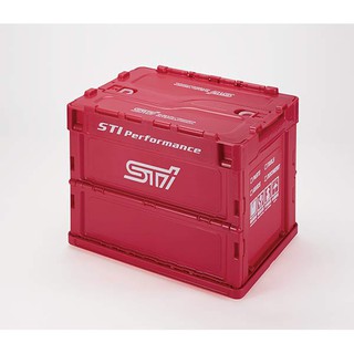 現貨 STI正版摺疊箱 SUBARU STI 收納箱 20L 正廠部品 STI 摺疊箱 限量櫻桃紅版 S號 周年紀念款