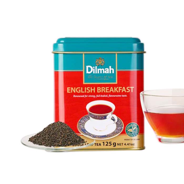 Dilmah 帝瑪英國早餐茶 English Breakfast Tea 錫蘭紅茶 斯里蘭卡 125g鐵盒裝茶葉