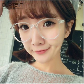 抗藍光眼鏡 抗藍光 防藍光 眼鏡 時尚感韓國穿搭原宿復古經典款透明金屬大框顯小臉素顏必備神器百搭透明框眼鏡原宿風大框眼鏡
