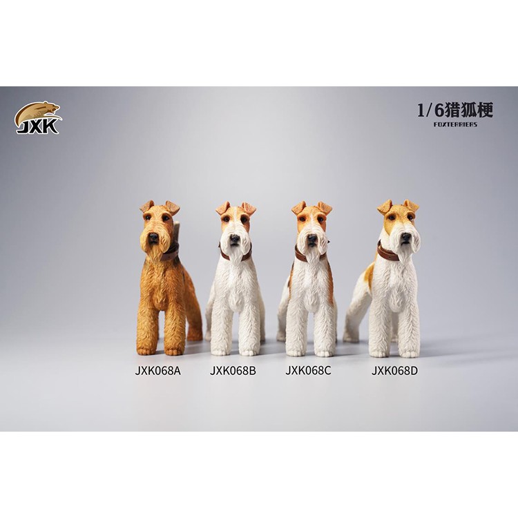 那間模型 Jxk 1 6 剛毛獵狐梗獵狐梗獵狐犬狗模型公仔仿真樹脂禮物jxk068 蝦皮購物