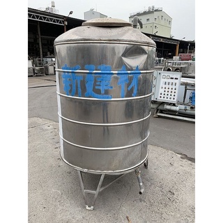 [龍宗清] 新建材白鐵水塔 (19022704-0021) 1T 1000L 1噸 ST水塔 不銹鋼水塔 不鏽鋼水塔 立