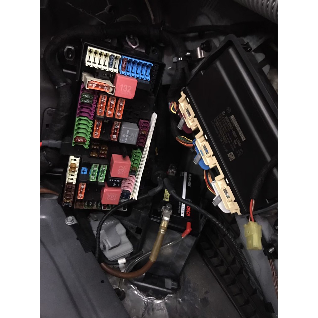 ☼ 台中電池達人 ► BOSCH AGM 高性能 輔助電池 賓士 MERCEDES BENZ X222 技師安裝檢測更換