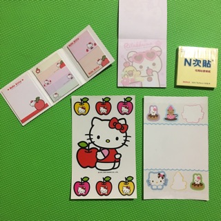 Hello Kitty凱蒂貓、Rilakkuma拉拉熊 便利貼 便條紙 貼紙