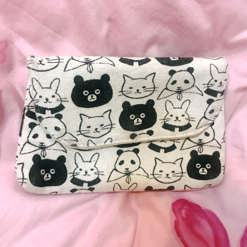 日本東京小物店購入 療癒小動物帆布面紙包收納包生理包 蝦皮購物