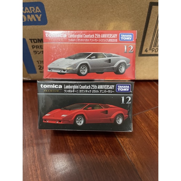 Tomica 多美小汽車 Premium 黑盒 12 藍寶堅尼 Lamborghini Countach 普通+初回