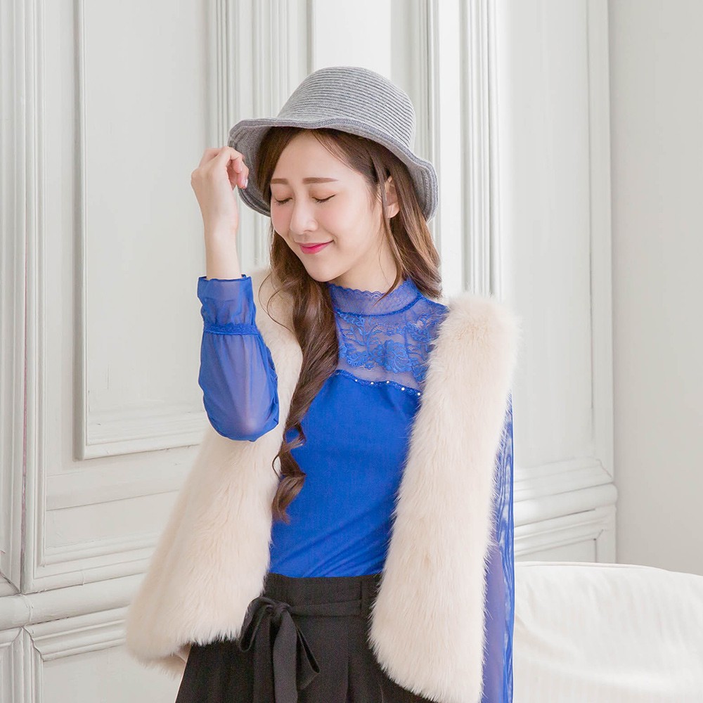 【Wonderland】韓國東大門羊毛保暖針織毛線帽(灰)