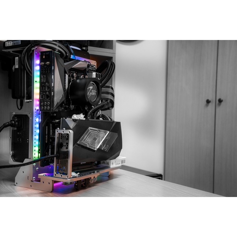 【我要RGB】ATX/M-ATX 主機板配件 5v ARGB 背光板 支援：主機板燈條 燈板 光害 電競 LED風扇