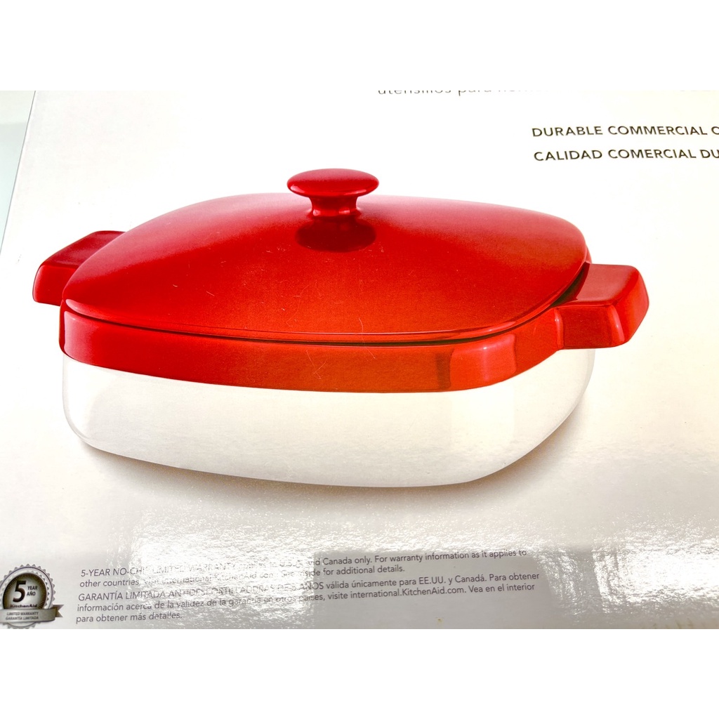 KitchenAid 2.8QT 陶瓷烤盤(紅) 全新未拆封