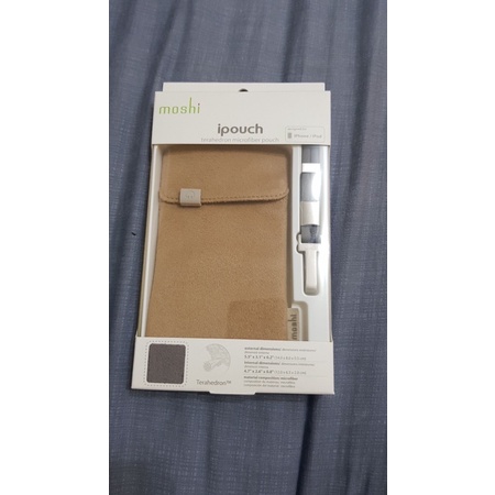 全新/現貨/Moshi iPouch 超細纖維保護袋(棕色)