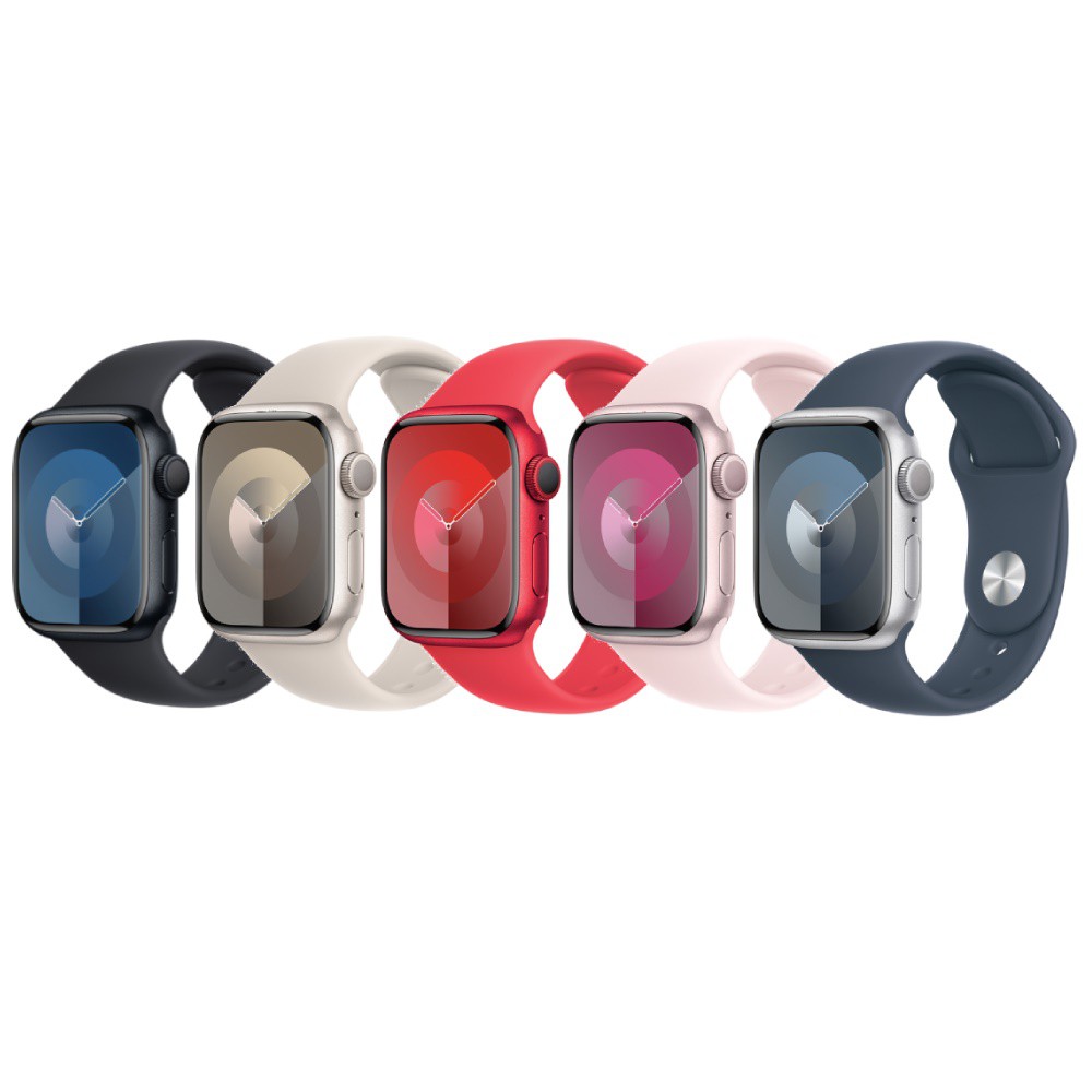 Apple Watch S9 GPS 41mm運動型錶帶 廠商直送