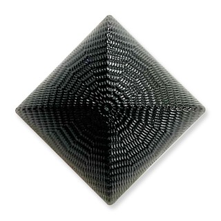 尼龍塑膠鈕 四方型立腳 10顆/組 義大利進口 6850 尼龍鈕釦 塑膠釦 仿玻璃釦【恭盟】