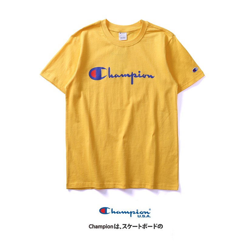champion yellow tee