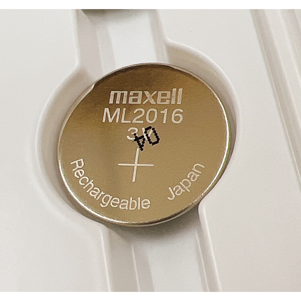 全館含稅【電池通】 手錶電池 鈕扣電池  Maxell ML2016  3V 充電式鋰電池  一顆